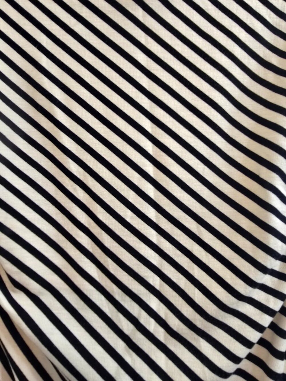 H&M Striped Gathered Bodycon Dress - Light Beige and Black Stripes - Picture 6 of 11